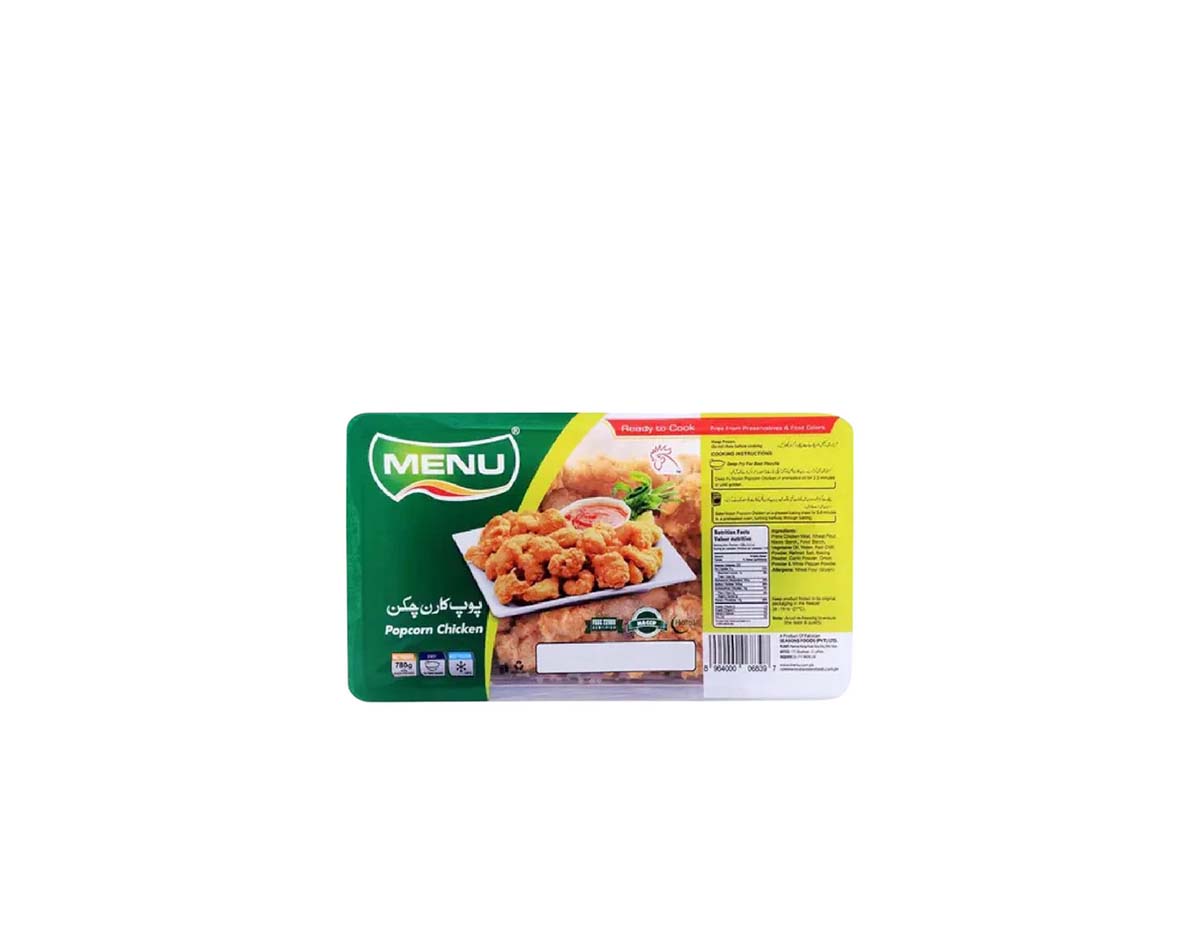 MENU POP CORN CHICKEN LARGE 780 GM