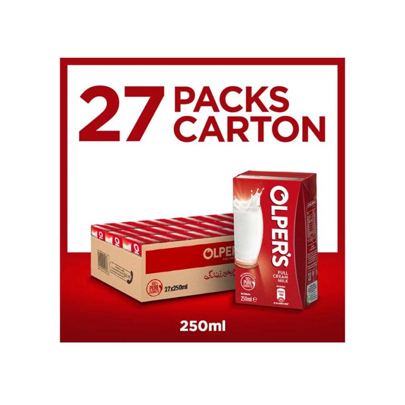 Olpers Full Cream Milk 250 ML- CARTON