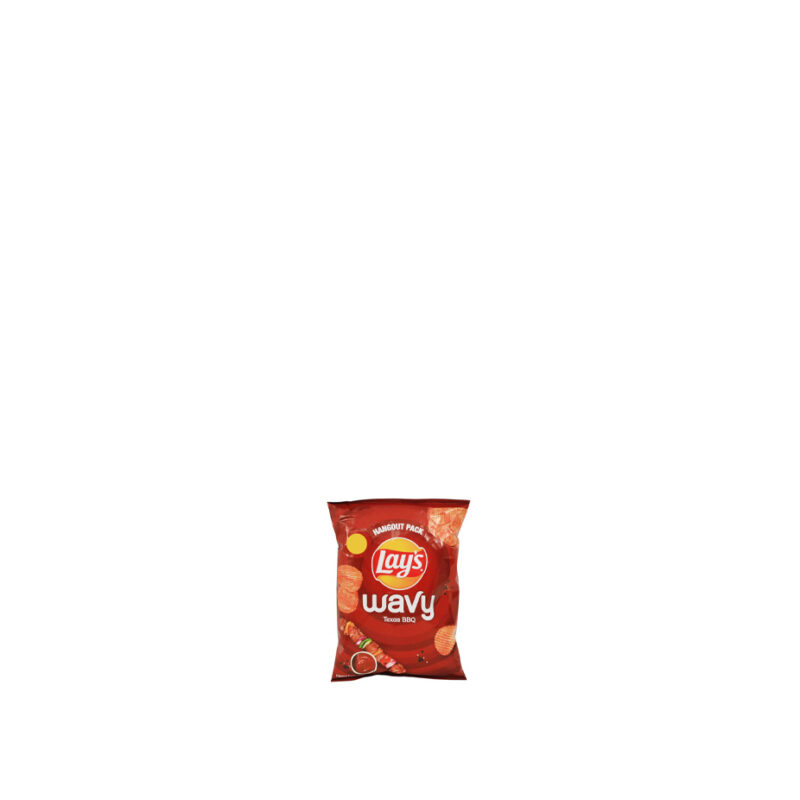 LAYS WAVY BBQ CHIPS 45 GM